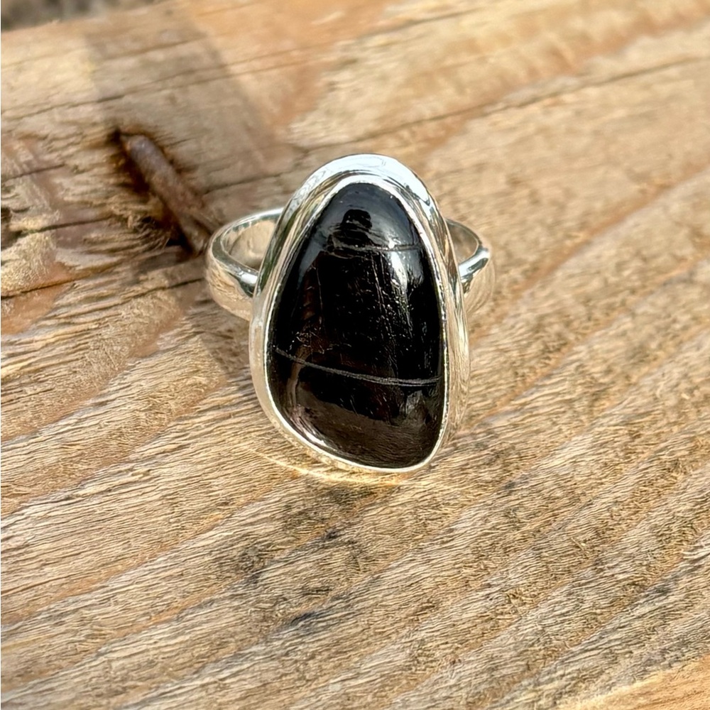 New! Hypersthene Ring - image 8